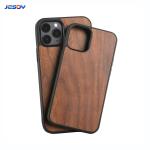 TPU Bumper Shockpoof Wooden Bamboo Phone Cover For IPhone And Samsung
