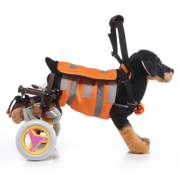 Pet Dog Wheelchair For Back Legs Folding Lightweight Wheelchair for Disabled