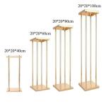 Metal Gold Wedding Flower Stand Vase for Centerpieces Home Centerpiece Column