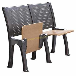 Wholesale Steel Coated Stadium School Furniture Roll Up Chair Fixed Desk / Auditorium Seating from china suppliers