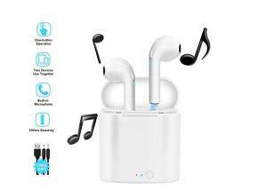 Wholesale Twin Wireless Headphones Active Noise Cancelling Bluetooth Earbuds Sweatproof from china suppliers