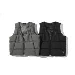 Winter Fashion Quilted V-Neck Zipper Pockets Sleeveless Puffer Vest
