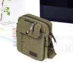 Outdoor Military Canvas Storage Bag, Men'S Canvas Small Messenger Bag Casual