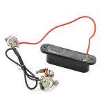 Metal Single Coil Mandolin Pickup Black Cover With 8~9K DC Resistance