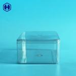 Recyclable Square PET Packaging Box With Lid Non Spill BPA Free