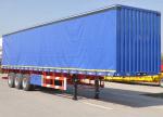 1840mm Tread Steel Side Curtain Semi-Trailer Flatbed Trailer Enhanced Safety
