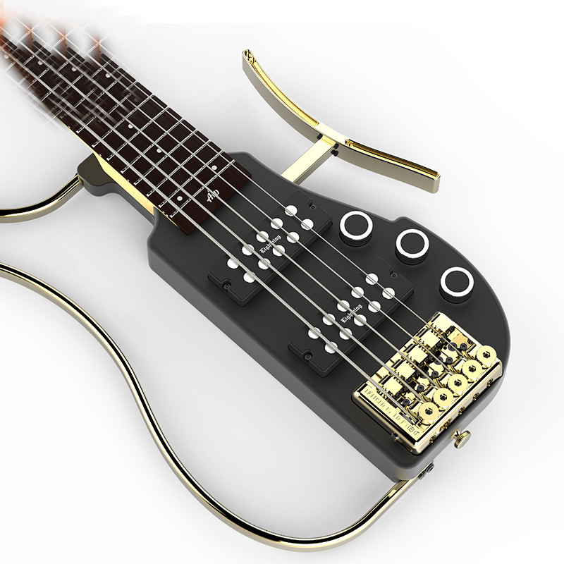 Custom New high-quality Unique Design Patented 5 String Bass Unique Design Patented Headless Travel Electric Guitar