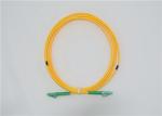 CE RoHS FCC LSZH Fiber Optic Patch Cable , 3.0mm Single Mode Fiber Jumpers