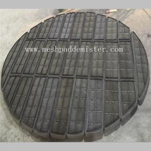 Wholesale Round Stainless Steel 1400mm Wire Mesh Demister Pad 3 Sections from china suppliers