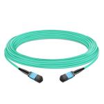 10m (33ft) 12 Fibers Female to Female MPO Trunk Cord OM3 50/125 Multimode