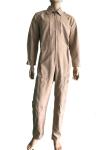 One Piece Khaki Military Uniform Clothing Ripstop Flame Retardant For Electric