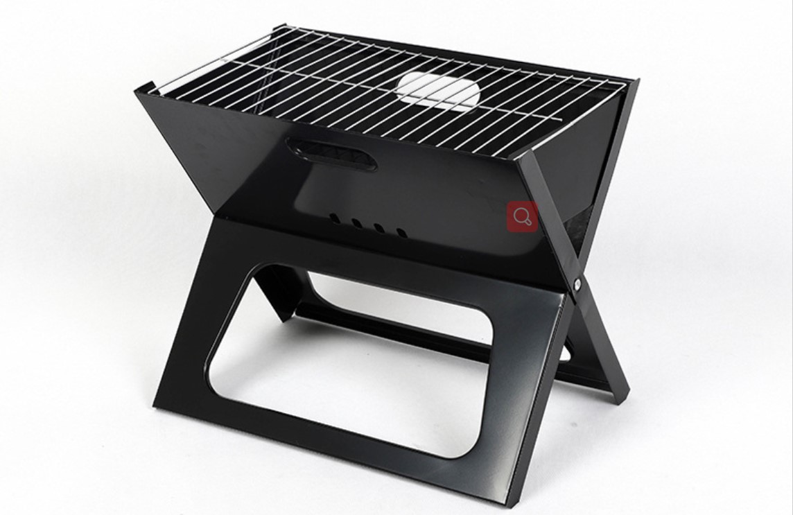Outdoor Portable Grill Charcoal Grills X Folding Grill BBQ for Camping Easily Cleaned