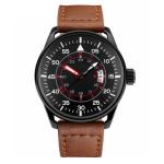 Leather Strap Men'S Casual Sport Watches Quartz Movement Minimalist Sports Watch