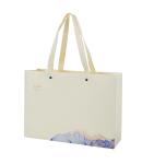 Clothing Apparel Printed Reusable Shopping Bags , Modern Designer Paper Bags