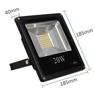 20W black white aluminum fixture IP66 240V customized voltage dimmable high PFC