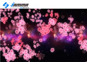 China Romantic Restaurant Interactive Magical 3d Floor , 220V Interactive Light Floor on sale