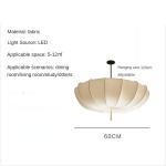 French Cream Bedroom Chandelier Japanese Style Living Room Dining Room Fabric