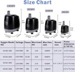 3 Nozzles 1180GPH Aquarium Water Pump