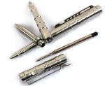 Stainless steel tactical defense pen LED pen with light multi-purpose self