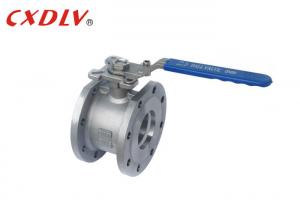 China High Platform CF8 SS304 DN50 Italy Wafer 1 Piece Ball Valve Driving by Actuators on sale