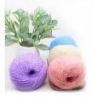 Anti Bacteria Durable Mohair Acrylic Blend Yarn , Breathable Wool And Silk Blend