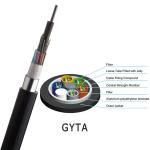 2-288 Fibers GYTA Loose Tube Fiber Optic Cable With APL Tape Armored 3km/roll