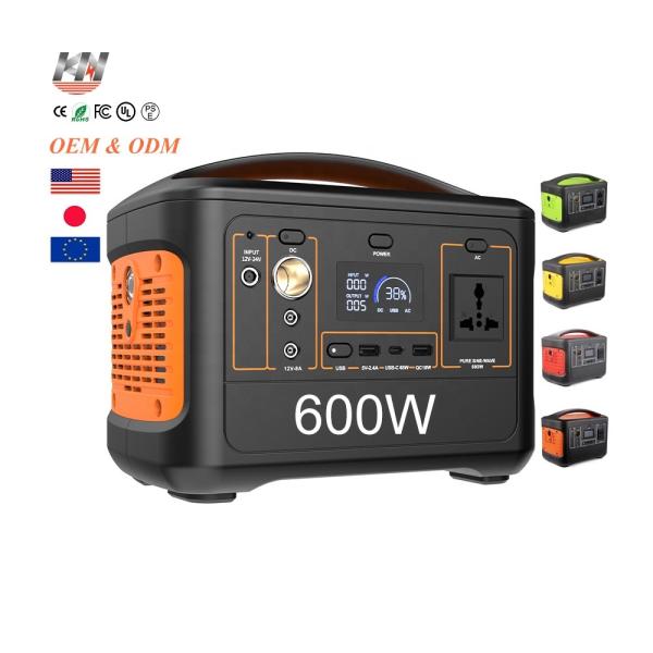 600W 500W Charger Portable Power Station Solar Generatoren / Lighting Large