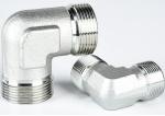 Round Head Medium Carbon Steel 90 Degree Elbow Hydraulic Fitting with Male