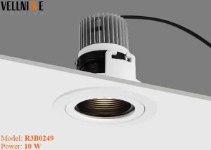 Wholesale 10W Hotel Room LED Recessed Downlight , Adjust Indoor LED Ceiling Light Cool White from china suppliers