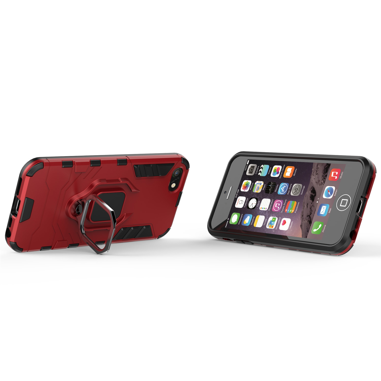 Armor Shockproof Case For iPhone 5 5S 5C Finger Ring Holder Phone Cover Coque