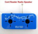 3.5mm jack USB rechargeable mini radio speaker