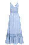 Small Order Clothing Manufacturers Women'S 100% Viscose High Waist V - Neck Maxi