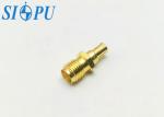 SMA Head Female MCX Male Brass RF Adapter Coaxial Gold Plated SMA(K)-MCX(J)