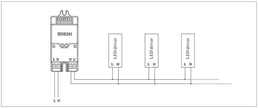On / Off Control Presence Motion Detector Lux-Off Function 220 ~ 240V Input