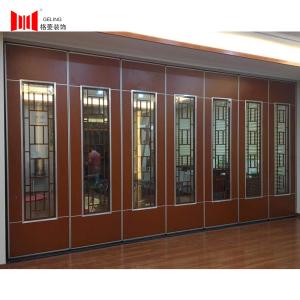 Wholesale Geling Wood And Glass Office Partitions 3 Meters Sliding Partition Glass Doors from china suppliers