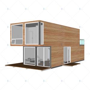 Wholesale Residential - (Heya-2X05) Prefabricated Expandable Container Homes 40Ft Luxury House Prices from china suppliers