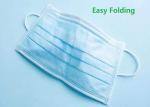 Blue Earloop Non Woven Surgical Mask Prevent Air Pollution N99 Material