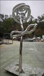 Metal Abstract Art Sculpture Stainless Steel Abstract Yard Sculptures