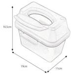 Disposable Portable Sharps Disposal Containers , Syringe Needle Container Box T2