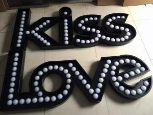 Wholesale KooSion outdoor metal letter luminous business signs from china suppliers