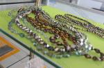 Glass Beads PVD Plating Machine / Glass Beads Dark Silver Decorative PVD Coating