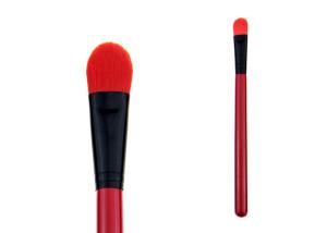 Wholesale 50mm 6g Makeup Blending Brush Bright Red Nylon Hair Wooden Handle from china suppliers