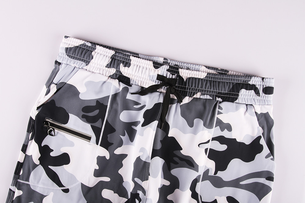 Stockpapa Casual Ladies Camouflage Yoga Pants Elastic Waist Camo Pants Women