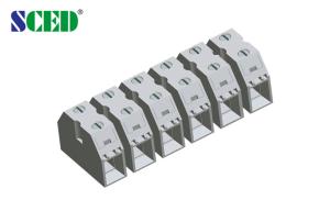 Wholesale 50A Feed Through Terminal Block Pitch 13.5mm 2 - 16 Poles Copper from china suppliers