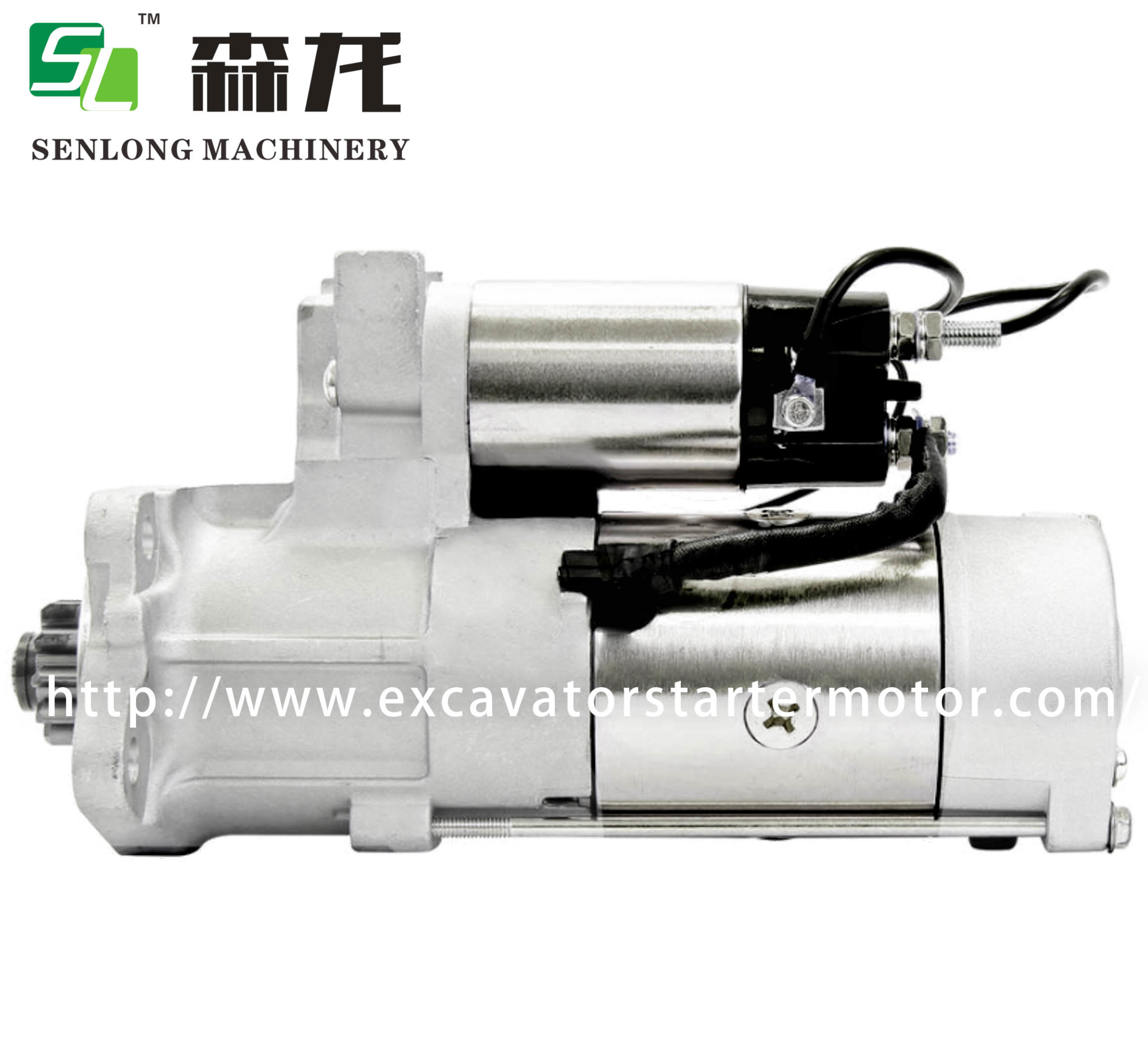 24V 10T Excavator Starter Mitsubishi Motors 3286600202 3286610100 32B6600100 32B6600200 32B6600202 32B6600203 32B6600400