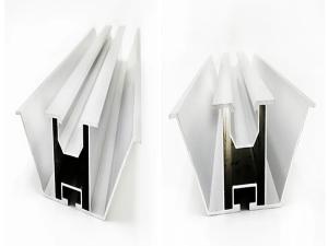 Wholesale Solar Mounting Photovoltaic Bracket Waterproof Rail Aluminum Track Water Guide Through from china suppliers