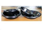 Case Study:Trimming machine for cups/leather bowl, Leather film leather bowl