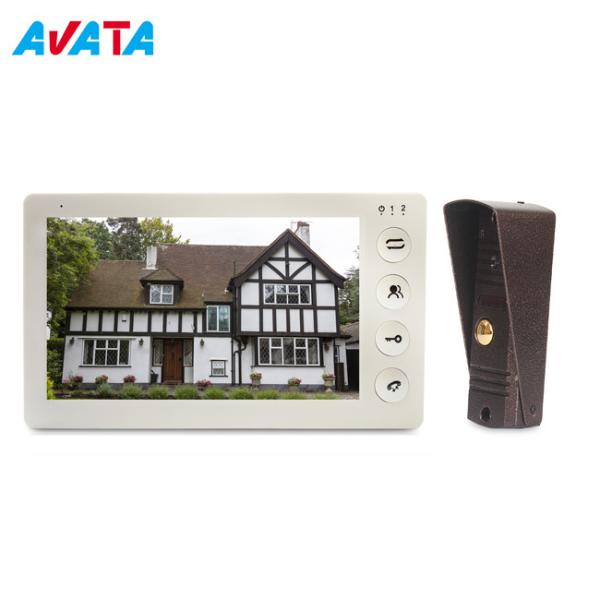Pinhole Lens Metal Housing Exit Button Ce FCC RoHS Video Door Phone MP3 Doorbell