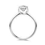 Women Gift dainty 18k jewelry Lab Grown Diamond Ring NGTC Certified Round