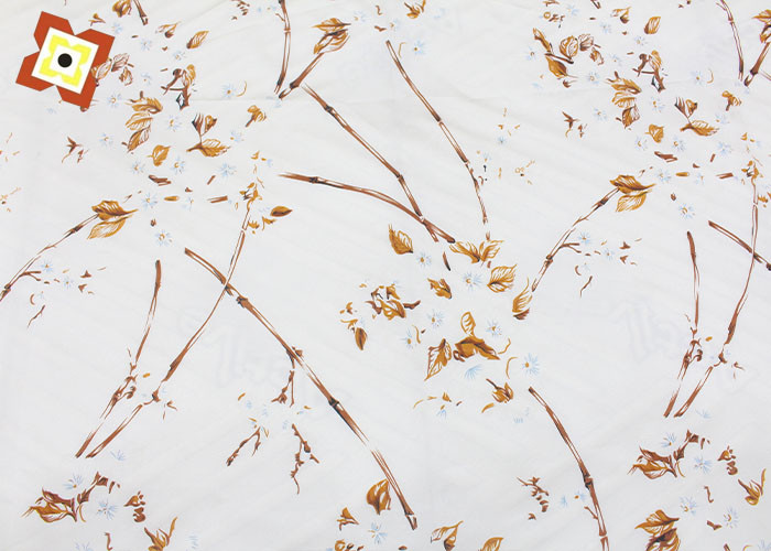 230cm Width Pillow Mattress Quilting Fabric Beige Decor Tear Resistant